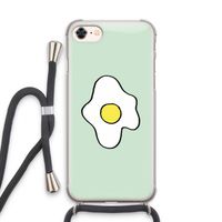 Spiegelei: iPhone 7 Transparant Hoesje met koord