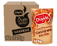 Duyvis dry roasted cashews (10x 125gr)