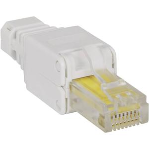 Intellinet Intellinet gereedschapsloze RJ45-stekker modulaire RJ45-stekker geen krimpgereedschap nodig 790482 Kleurcodering, Knikbeschermingsmof, Krimpcontact