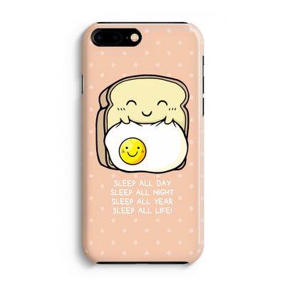 Sleep All Day: Volledig Geprint iPhone 7 Plus Hoesje