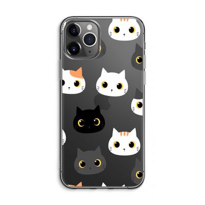 Katten: iPhone 11 Pro Max Transparant Hoesje