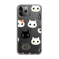 Katten: iPhone 11 Pro Max Transparant Hoesje