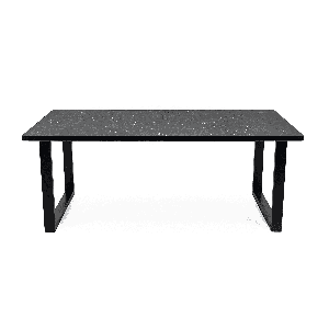 Stalux Eettafel Joop - zwart / zwart marmer