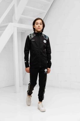 Touzani Damascus Trainingspak Kids Zwart - Maat 152 - Kleur: Zwart | Soccerfanshop