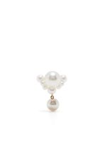 Sophie Bille Brahe boucle d'oreille Grande Chambre de Perle en or 14ct - thumbnail