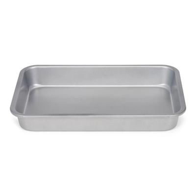Patisse brownievorm 28x18x4 cm zilver