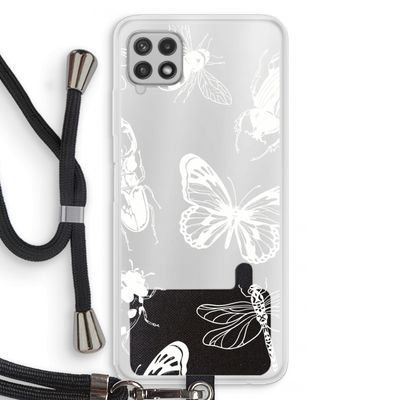 Tiny Bugs: Samsung Galaxy A22 4G Transparant Hoesje met koord