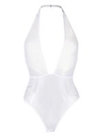 Maison Close body Accroche Cœur - Blanc