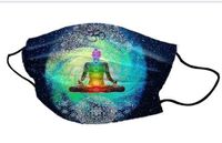 Mondkapje/Yogi Masker 7 Chakra&apos;s Meditation