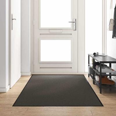 Deurmat Antraciet en Zwart 120 x 250 cm Polypropyleen en vinyl