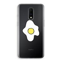 Spiegelei: OnePlus 7 Transparant Hoesje