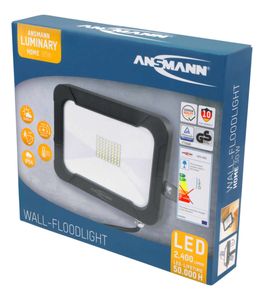 Ansmann WFL2400 1600-0282 LED-wandspot Energielabel: F (A - G) 30 W Neutraalwit