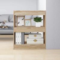 Boekenkast / kamerscherm 60x30x72 cm sonoma eikenkleurig