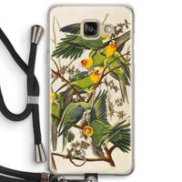 Carolinaparkiet: Samsung Galaxy A5 (2016) Transparant Hoesje met koord