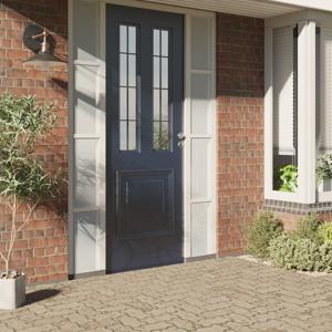 VidaXL Raamfolie strepenpatroon mat 45x500 cm pvc