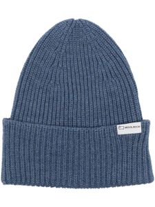 Woolrich bonnet nervuré en laine - Bleu