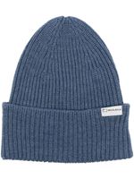 Woolrich bonnet nervuré en laine - Bleu - thumbnail