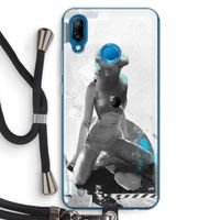 I will not feel a thing: Huawei P20 Lite Transparant Hoesje met koord