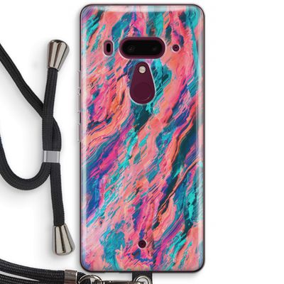 Electric Times: HTC U12+ Transparant Hoesje met koord