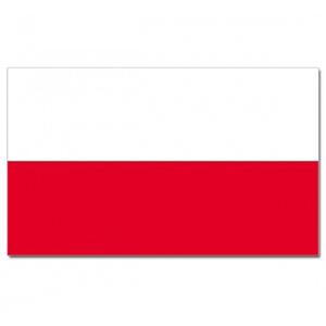 Luxe vlag Polen 100 x 150 cm