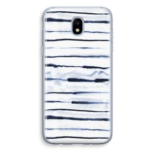 Ink Stripes: Samsung Galaxy J5 (2017) Transparant Hoesje