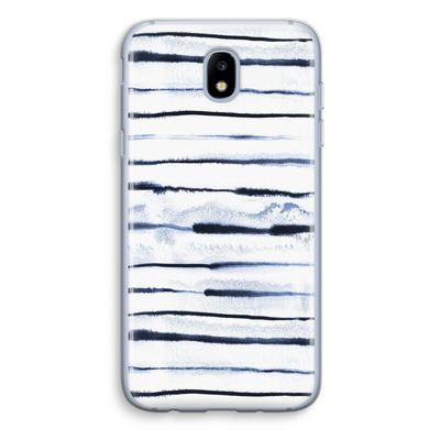 Ink Stripes: Samsung Galaxy J5 (2017) Transparant Hoesje