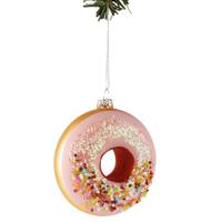 Nordic Light Kerstbal Donut Roze 10 cm