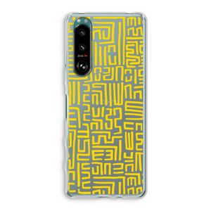 Majorelle Blue Print: Sony Xperia 5 III Transparant Hoesje