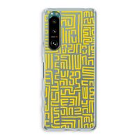 Majorelle Blue Print: Sony Xperia 5 III Transparant Hoesje