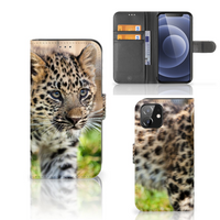 iPhone 12 | 12 Pro (6.1") Telefoonhoesje met Pasjes Baby Luipaard
