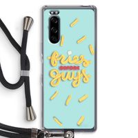 Always fries: Sony Xperia 5 Transparant Hoesje met koord