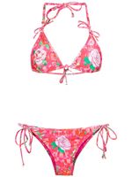 Amir Slama floral print bikini set - Rose - thumbnail