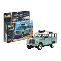Revell modelbouwpakket - land rover series iii lwb (s. wagon) 1:24 - 184dlg. - incl. basiskleuren verf