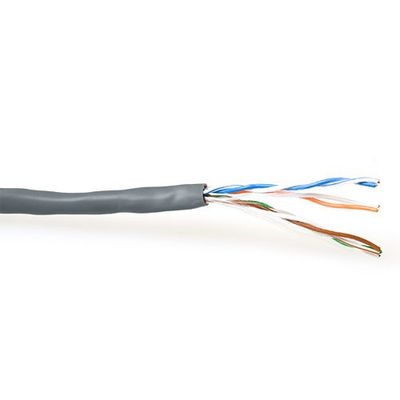ACT ES500A CAT5E U/UTP PVC Kabel Massief Grijs - 500 meter