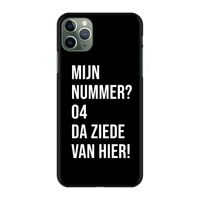 Da ziede van hier - Zwart: Volledig geprint iPhone 11 Pro Max Hoesje