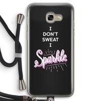 Sparkle quote: Samsung Galaxy A5 (2017) Transparant Hoesje met koord