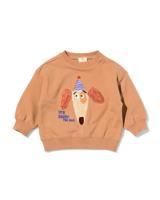HEMA Babysweater Dog Bruin (bruin)