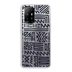 Marrakech print: Oppo A94 5G Transparant Hoesje