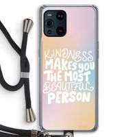 The prettiest: Oppo Find X3 Transparant Hoesje met koord