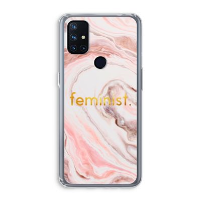 Feminist: OnePlus Nord N10 5G Transparant Hoesje