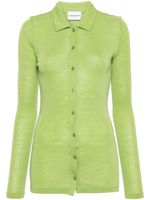 Claudie Pierlot cardigan en laine à manches longues - Vert