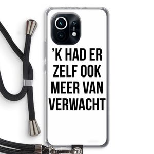 Meer verwacht: Xiaomi Mi 11 Transparant Hoesje met koord
