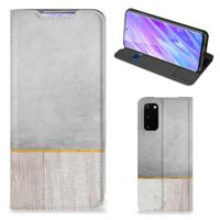 Samsung Galaxy S20 Book | Wallet Case | Wood Concrete Samsung Galaxy S20 Book | Wallet Case | Wood Concrete