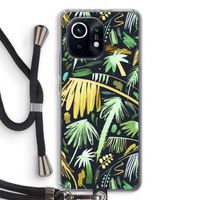 Tropical Palms Dark: Xiaomi Mi 11 Transparant Hoesje met koord