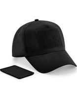 Beechfield CB638 Removable Patch 5 Panel Cap - Black - One Size