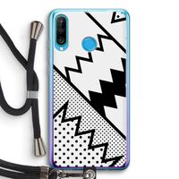 Pop Art #5: Huawei P30 Lite Transparant Hoesje met koord
