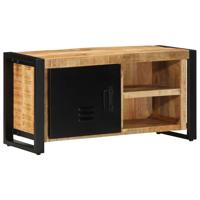 Tv-meubel 80x30x40 cm massief ruw mangohout