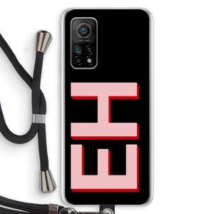 Monogram: Xiaomi Mi 10T 5G Transparant Hoesje met koord