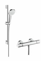 Hansgrohe Croma Select E Vario Glijstangset 65cm.met Ecostat Comfort Therm. Chroom - thumbnail