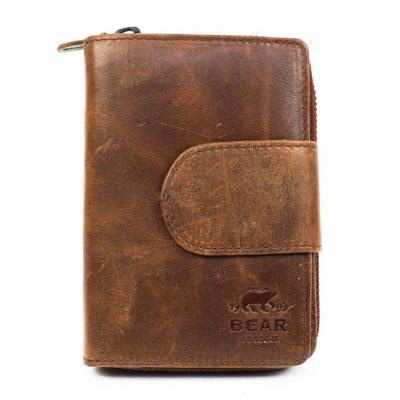 Bear Design Dames Portemonnee Cow Lavato Cognac